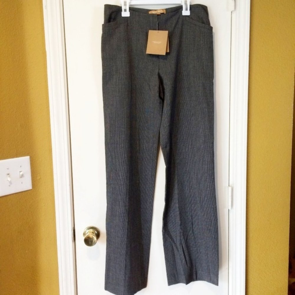 Ellen Tracy women's Wool-Blend Straight-Leg pants